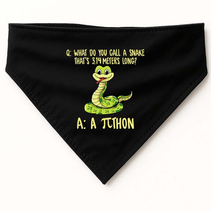 Python Pithon Pi Symbol Funny Pi Day Math Teacher Student .Png USA-Made Doggie Bandana
