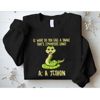 Python Pithon Pi Symbol Funny Pi Day Math Teacher Student .Png Sweatshirt