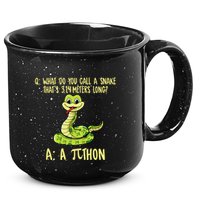 Python Pithon Pi Symbol Funny Pi Day Math Teacher Student .Png 15oz Campfire Ceramic Mug