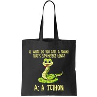 Python Pithon Pi Symbol Funny Pi Day Math Teacher Student .Png Bag