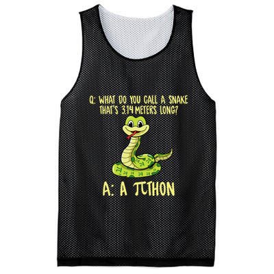 Python Pithon Pi Symbol Funny Pi Day Math Teacher Student .Png Mesh Reversible Basketball Jersey Tank
