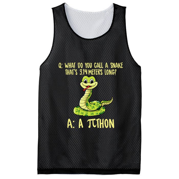 Python Pithon Pi Symbol Funny Pi Day Math Teacher Student .Png Mesh Reversible Basketball Jersey Tank