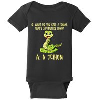 Python Pithon Pi Symbol Funny Pi Day Math Teacher Student .Png Baby Bodysuit