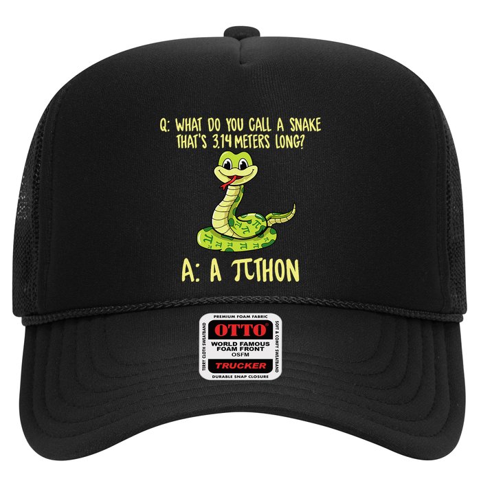 Python Pithon Pi Symbol Funny Pi Day Math Teacher Student .Png Trucker Hat