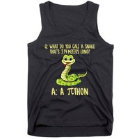 Python Pithon Pi Symbol Funny Pi Day Math Teacher Student .Png Tank Top