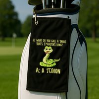 Python Pithon Pi Symbol Funny Pi Day Math Teacher Student .Png Golf Towel