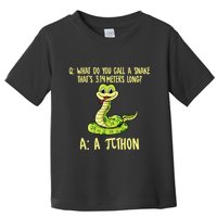 Python Pithon Pi Symbol Funny Pi Day Math Teacher Student .Png Toddler T-Shirt