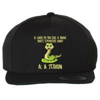 Python Pithon Pi Symbol Funny Pi Day Math Teacher Student .Png Wool Snapback Cap