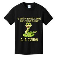 Python Pithon Pi Symbol Funny Pi Day Math Teacher Student .Png Kids T-Shirt