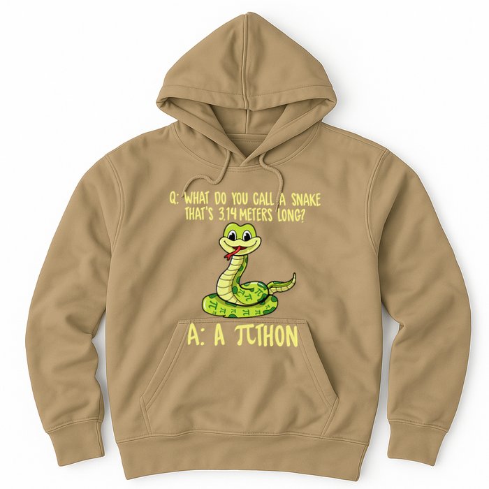 Python Pithon Pi Symbol Funny Pi Day Math Teacher Student .Png Hoodie