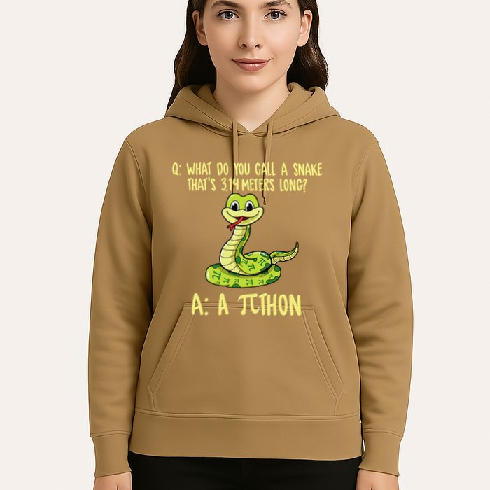Python Pithon Pi Symbol Funny Pi Day Math Teacher Student .Png Hoodie
