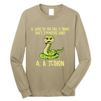 Python Pithon Pi Symbol Funny Pi Day Math Teacher Student .Png Long Sleeve Shirt