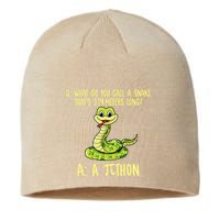 Python Pithon Pi Symbol Funny Pi Day Math Teacher Student .Png Sustainable Beanie