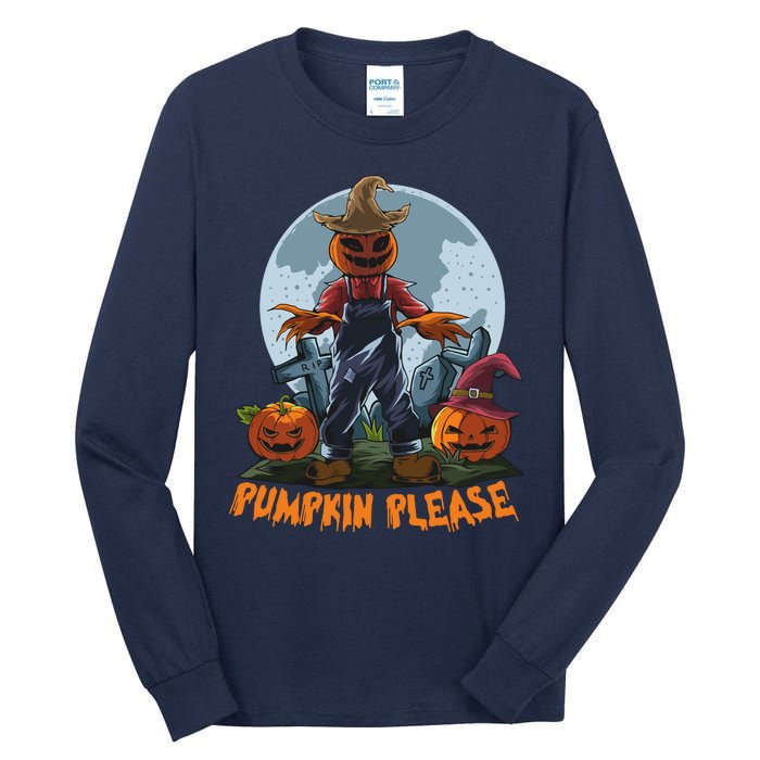 Pumpkin Please Tall Long Sleeve T-Shirt