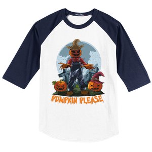 Pumpkin Please Baseball Sleeve Shirt