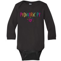 Pediatric PT Physical Therapy Office Staff Appreciation Baby Long Sleeve Bodysuit