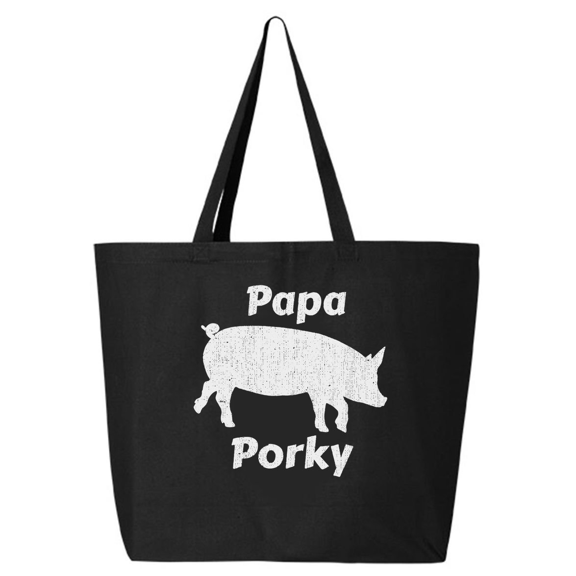 Papa Porky Pig Daddy Father Hog Pork 25L Jumbo Tote