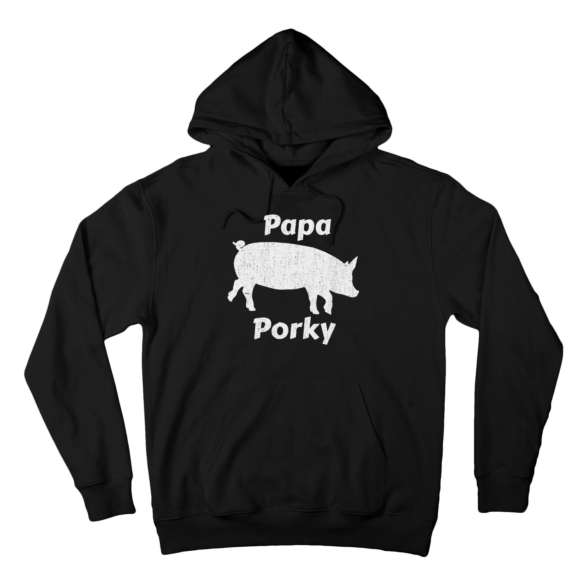 Papa Porky Pig Daddy Father Hog Pork Tall Hoodie
