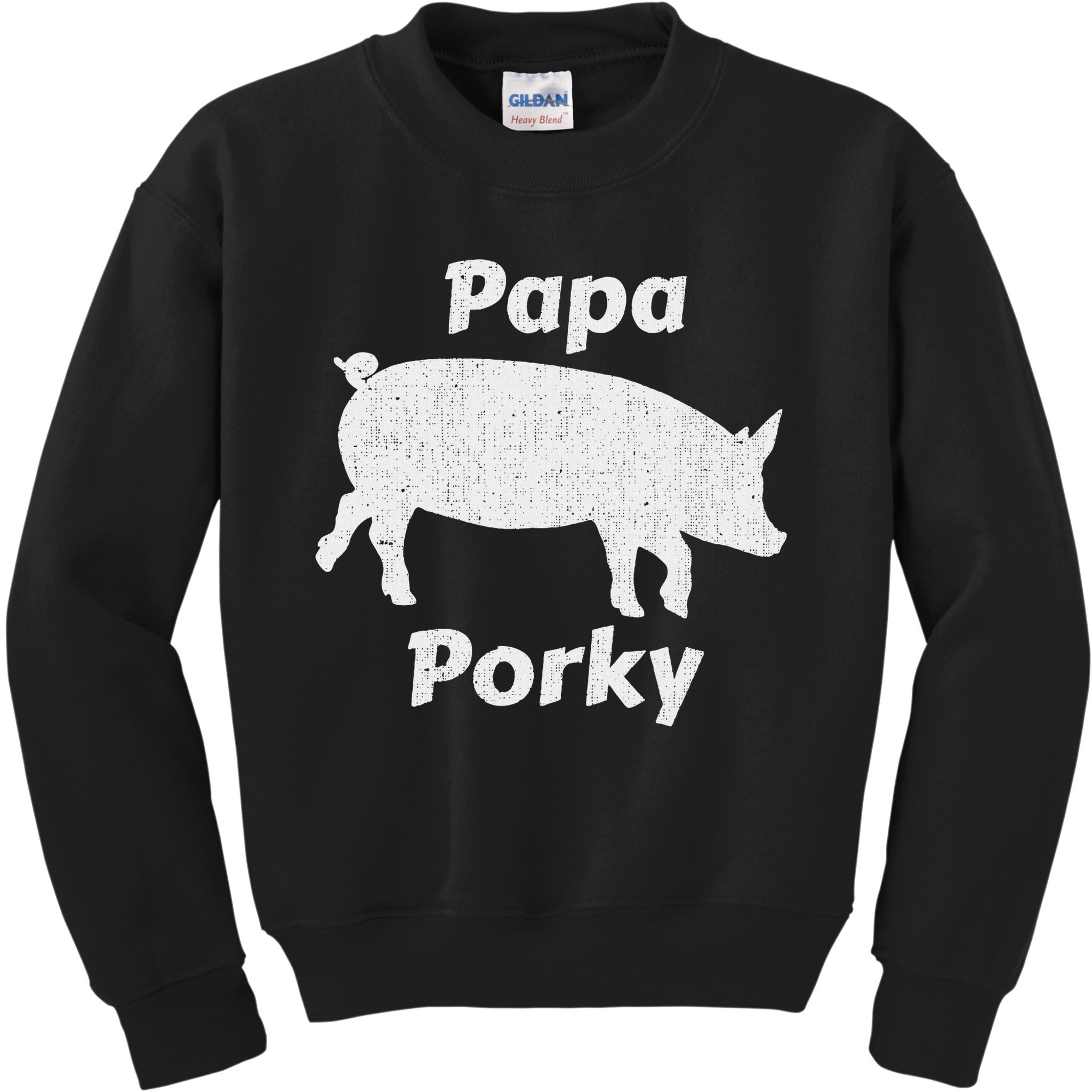 Papa Porky Pig Daddy Father Hog Pork Kids Sweatshirt