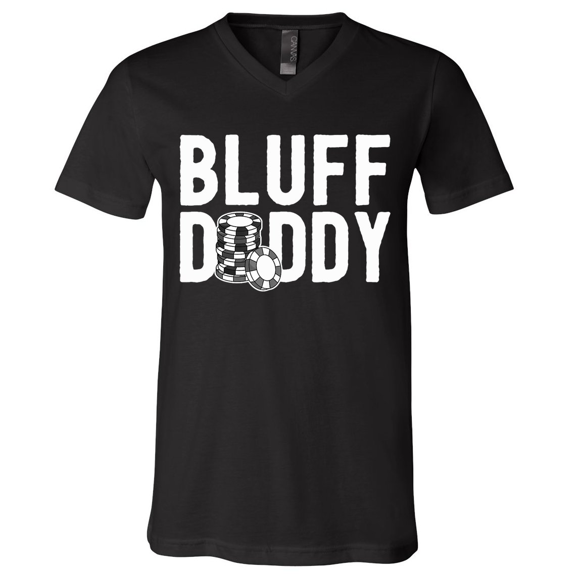 Poker Player Poker Cards Game I Bluff Bluffing V-Neck T-Shirt