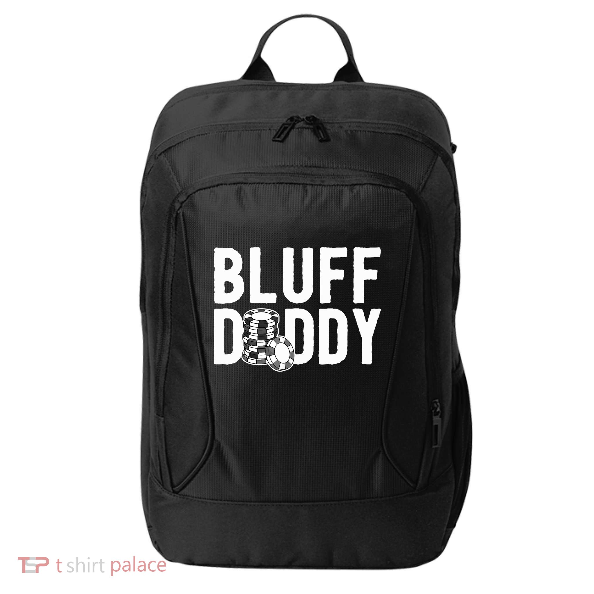 Poker Player Poker Cards Game I Bluff Bluffing City Backpack