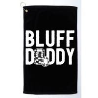 Poker Player Poker Cards Game I Bluff Bluffing Golf Towel