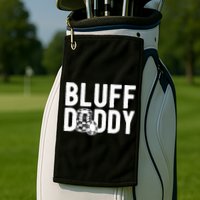 Poker Player Poker Cards Game I Bluff Bluffing Golf Towel