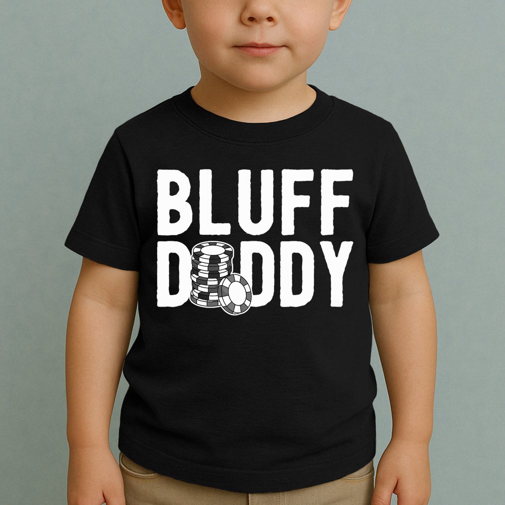 Poker Player Poker Cards Game I Bluff Bluffing Toddler T-Shirt