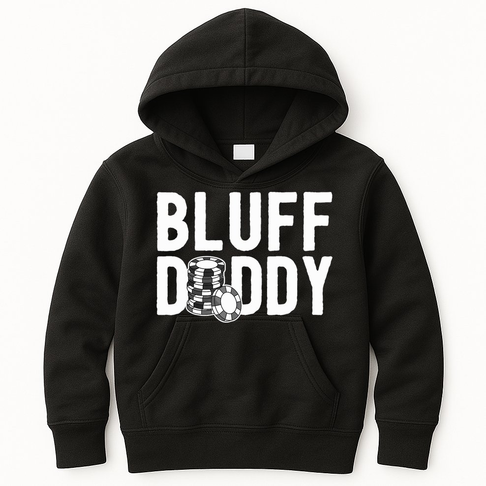Poker Player Poker Cards Game I Bluff Bluffing Kids Hoodie