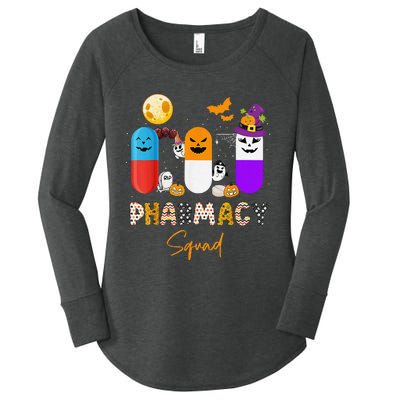 Pills Pharmacy Pharmacist Squad Funny Halloween Women's Perfect Tri Tunic Long Sleeve Shirt