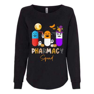 Pills Pharmacy Pharmacist Squad Funny Halloween Womens California Wash Sweatshirt