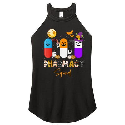 Pills Pharmacy Pharmacist Squad Funny Halloween Women’s Perfect Tri Rocker Tank