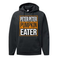 Peter Peter Pumpkin Eater Halloween Performance Fleece Hoodie