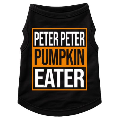 Peter Peter Pumpkin Eater Halloween Doggie Tank