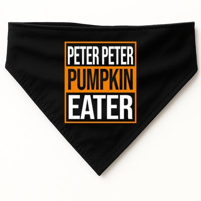 Peter Peter Pumpkin Eater Halloween USA-Made Doggie Bandana