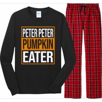 Peter Peter Pumpkin Eater Halloween Long Sleeve Pajama Set