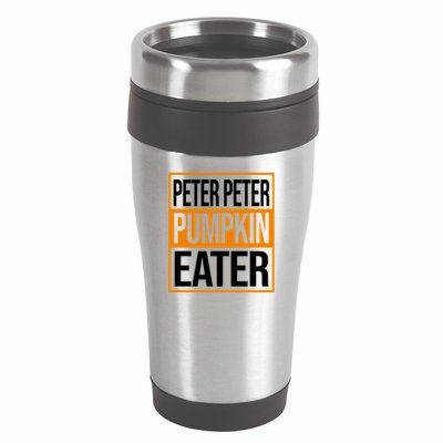 Peter Peter Pumpkin Eater Halloween 16oz Travel Tumbler