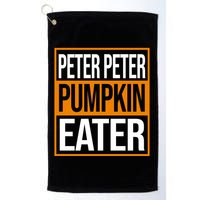 Peter Peter Pumpkin Eater Halloween Golf Towel