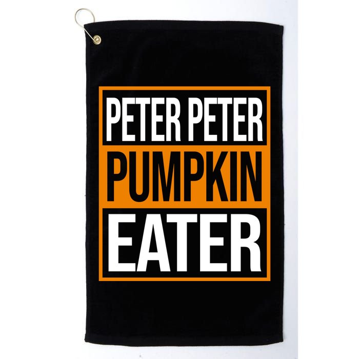 Peter Peter Pumpkin Eater Halloween Golf Towel