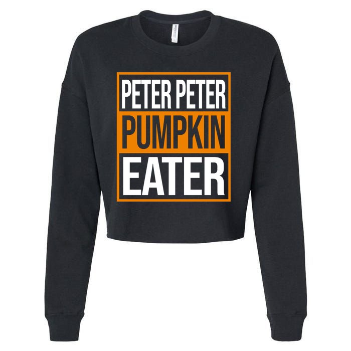 Peter Peter Pumpkin Eater Halloween Cropped Pullover Crew