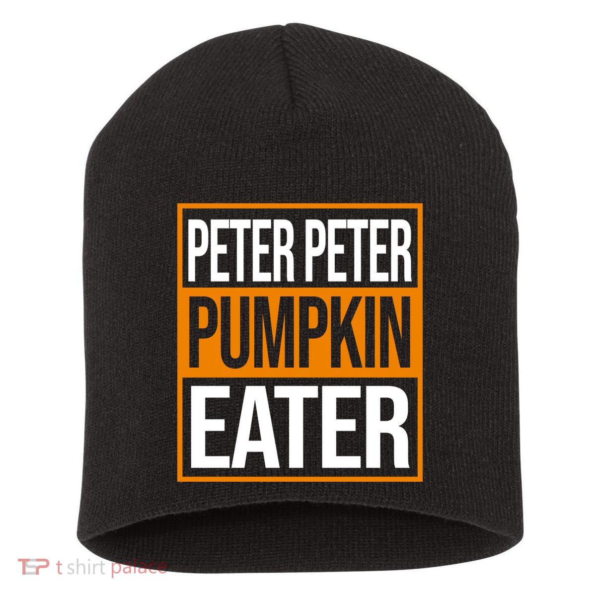 Peter Peter Pumpkin Eater Halloween Short Acrylic Beanie