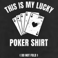 Poker Player Poker Cards Game Luck 7 Panel Mesh Trucker Snapback Hat