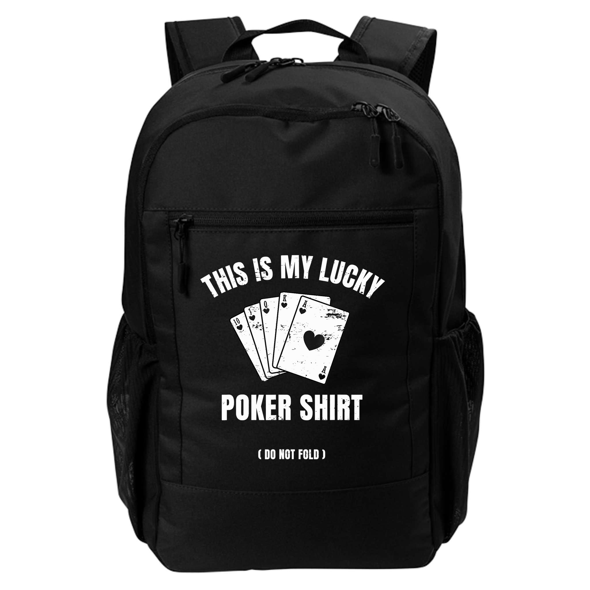 Poker Player Poker Cards Game Luck Backpack