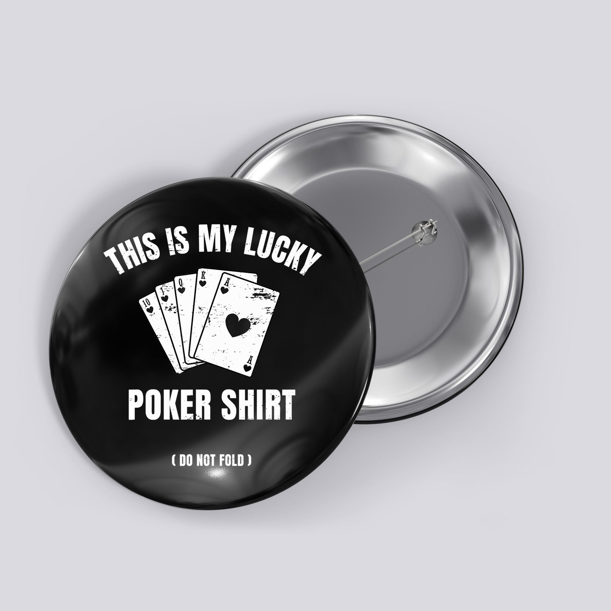 Poker Player Poker Cards Game Luck Button