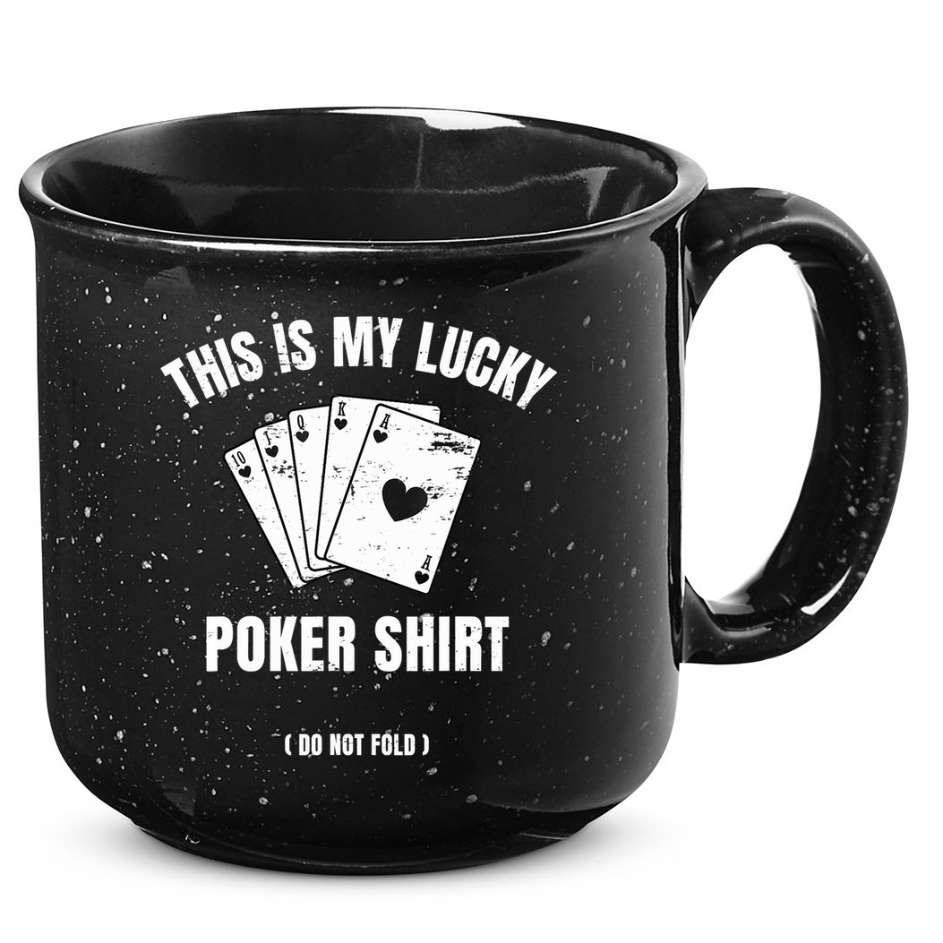 Poker Player Poker Cards Game Luck 15oz Campfire Ceramic Mug
