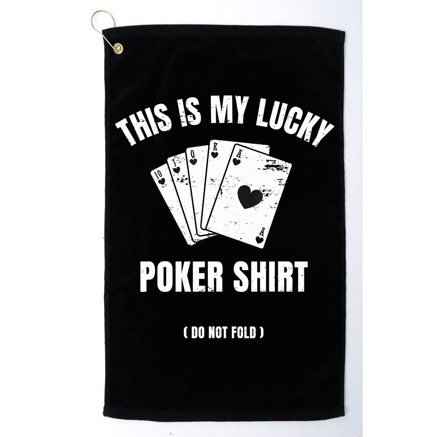 Poker Player Poker Cards Game Luck Golf Towel
