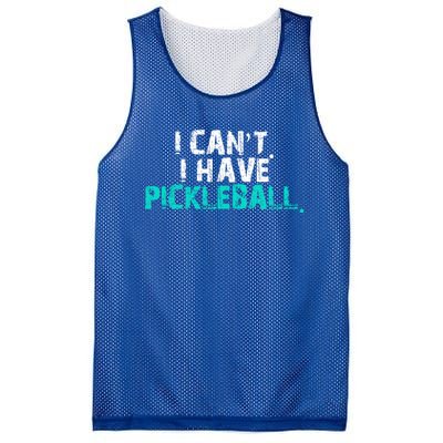 Pickleball Players Pickleball I CanT I Have Pickleball Gift Mesh Reversible Basketball Jersey Tank