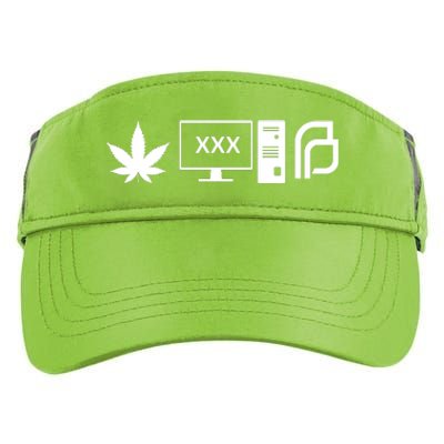 Pot Porn Planned Parenthood  Pot Leaf Funny Political Gift For Adult Drive Performance Visor