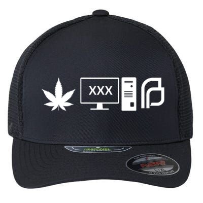 Pot Porn Planned Parenthood  Pot Leaf Funny Political Gift For Flexfit Unipanel Trucker Cap