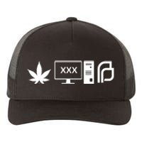 Pot Porn Planned Parenthood  Pot Leaf Funny Political Gift For Yupoong Adult 5-Panel Trucker Hat